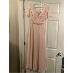 Light Pink Bridesmaid Dress